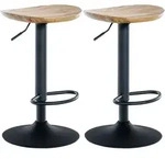 CLP Barhocker, Natur, Metall, 41x56x38.5 cm, Esszimmer, Barm&ouml;bel, Barhocker