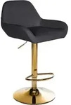 CLP Barhocker, Schwarz, Metall, 51x89x52 cm, Esszimmer, Barm&ouml;bel, Barhocker