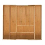Relaxdays Besteckkasten, Hellbraun, Holz, Holzwerkstoff, 49.5x5x44.5 cm,