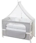 Roba Babybett, Wei&szlig;, Holzwerkstoff, 60x120 cm, Babym&ouml;bel, Babybetten,