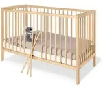 Pinolino Gitterbett Pinolino Hanna, Buche, Holz, Buche, vollmassiv, 64x85x124...