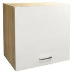 P & B K&uuml;chenoberschrank Andy, Wei&szlig;, Sonoma Eiche, Holzwerkstoff, 1 F&auml;cher,