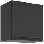 P & B K&uuml;chenoberschrank, Schwarz, Holzwerkstoff, 1 F&auml;cher, 50x50x34.6 cm,...