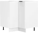 Mid.you Eckunterschrank, Wei&szlig;, Kunststoff, Holzwerkstoff, 1 F&auml;cher, 76x93x76...