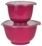 Rosti R&uuml;hrsch&uuml;ssel-Set, Pink, Kunststoff, 15 cm, Backen, Backhelfer,