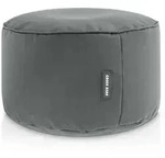 Green Bean Sitzsack-Hocker, Hellgrau, Textil, F&uuml;llung: Styroporkugeln, Rund,