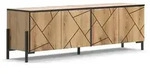 Vicco Lowboard, Eiche, Holzwerkstoff, 8 F&auml;cher, Rechteckig, 156.8x50x39.7 cm,