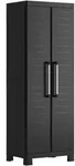 Keter Ger&auml;teschrank, Schwarz, Kunststoff, 4 F&auml;cher, 65x182x45 cm, Aufbewahrung &