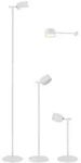 Northpoint Led-Akku-Stehleuchte, Wei&szlig;, Metall, 16x120x16 cm, Lampen & Leuchten, LED