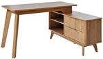 Livetastic Eckschreibtisch, Eiche, Holzwerkstoff, 2 Schublade(n) Schubladen,