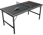 Juskys Tischtennisplatte, Schwarz, Holz, 71x83x71 cm, Spielzeug, Kinderspielzeug,