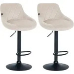 CLP Barhocker, Creme, Metall, 46x83x49 cm, Esszimmer, Barm&ouml;bel, Barhocker