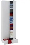 Mid.you Mehrzweckschrank, Wei&szlig;, Kunststoff, 4 F&auml;cher, 1 Schublade(n) Schubladen,