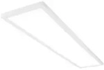 Led-Paneel Tava, Wei&szlig;, Kunststoff, rechteckig,rechteckig, 20x3x98 cm,