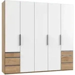 Mid.you Dreht&uuml;renschrank Wimex Level 36A, Wei&szlig;, Eiche, Holzwerkstoff, 6...