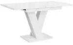 Meblini Esstisch, Wei&szlig;, Holzwerkstoff, 120x75x80 cm, Esszimmer, Tische,...