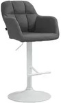 CLP Barhocker, Dunkelgrau, Textil, 57x97x59 cm, Esszimmer, Barm&ouml;bel, Barhocker