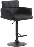 CLP Barhocker, Schwarz, Metall, 60x93x56 cm, Esszimmer, Barm&ouml;bel, Barhocker
