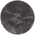 Pergamon Fellteppich, Anthrazit, Textil, Rund, 120x120 cm, Teppiche & B&ouml;den,