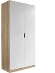 Rauch M&ouml;bel Dreht&uuml;renschrank Rauch Freising, Wei&szlig;, Sonoma Eiche, Holzwerkstoff, 1