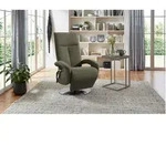 Sit & More Relaxsessel Tycoon V, Khaki, Metall, 74x112x82 cm, Goldenes M, Made...