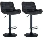 CLP Barhocker, Schwarz, Metall, 48x81x54 cm, Esszimmer, Barm&ouml;bel, Barhocker