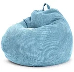 Green Bean Sitzsack, Hellblau, Textil, F&uuml;llung: Styroporkugeln, Oval,...