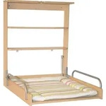 Roba Wandwickelregal, Natur, Holzwerkstoff, 66x78x76.5 cm, Babym&ouml;bel, Wickelkommoden