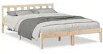 vidaXL Massivholzbett, Braun, Holz, 140x220 cm, Schlafzimmer, Betten