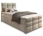 Masseno Boxbett, Beige, Holz, H2 + H3, 100x200 cm, Schlafzimmer, Betten,