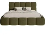 Selsey Polsterbett, Olivgr&uuml;n, Textil, 2-Sitzer, 180x200 cm, Schlafzimmer, Betten,