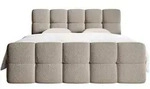 Selsey Boxbett, Greige, Textil, H&ouml;he ca. 15 cm, 180x200 cm, Schlafzimmer, Betten,