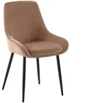 CLP Stuhl, Braun, Textil, 50x86x53 cm, Esszimmer, St&uuml;hle, Esszimmerst&uuml;hle,