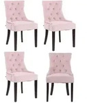 CLP Wohnzimmerstuhl, Pink, Holz, 55x92x58 cm, Esszimmer, St&uuml;hle, Esszimmerst&uuml;hle