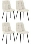 CLP Stuhl, Wei&szlig;, Metall, 45x84x55 cm, Esszimmer, St&uuml;hle, Esszimmerst&uuml;hle,