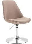 CLP Drehstuhl, Taupe, Metall, 48x76x57 cm, Esszimmer, St&uuml;hle, Esszimmerst&uuml;hle,