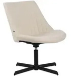 CLP Drehstuhl, Creme, Metall, 63x79x71 cm, Esszimmer, St&uuml;hle, Esszimmerst&uuml;hle,