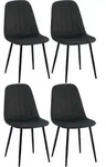 CLP Stuhl, Schwarz, Metall, 45x88x54 cm, Esszimmer, St&uuml;hle, Esszimmerst&uuml;hle,
