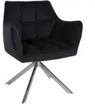 CLP Armlehnenstuhl, Schwarz, Metall, 67x81x58 cm, Esszimmer, St&uuml;hle,