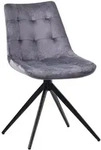 CLP Drehstuhl, Dunkelgrau, Metall, 48x82x56 cm, Arbeitszimmer, B&uuml;rost&uuml;hle,