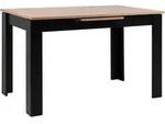 P & B Esstisch, Schwarz, Eiche Artisan, Holzwerkstoff, rechteckig, eckig,