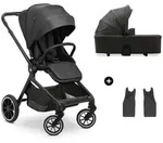 Hauck Kombikinderwagen Move N Care Set, Schwarz, Metall, Kunststoff, Textil,