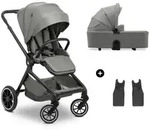 Hauck Kombikinderwagen Move N Care Set, Grau, Metall, Kunststoff, Textil, 61x105x100