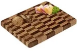 Relaxdays Schneidebrett, Mehrfarbig, Holz, 40x30 cm, K&uuml;chenzubeh&ouml;r, Schneidebretter