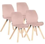 CLP Stuhl, Pink, Holz, 49x87x58 cm, Esszimmer, St&uuml;hle, Esszimmerst&uuml;hle,