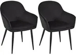 CLP Armlehnenstuhl, Schwarz, Metall, 60x84x60 cm, Esszimmer, St&uuml;hle,