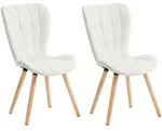 CLP Stuhl, Wei&szlig;, Holz, 50x88x63 cm, Esszimmer, St&uuml;hle, Esszimmerst&uuml;hle,