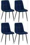 CLP Stuhl, Dunkelblau, Metall, 45x84x55 cm, Esszimmer, St&uuml;hle, Esszimmerst&uuml;hle,