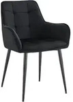 CLP Esszimmerstuhl, Schwarz, Metall, 58x86x62 cm, Esszimmer, St&uuml;hle,