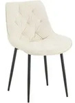 CLP Stuhl, Creme, Metall, 52x84x59 cm, Esszimmer, St&uuml;hle, Esszimmerst&uuml;hle,